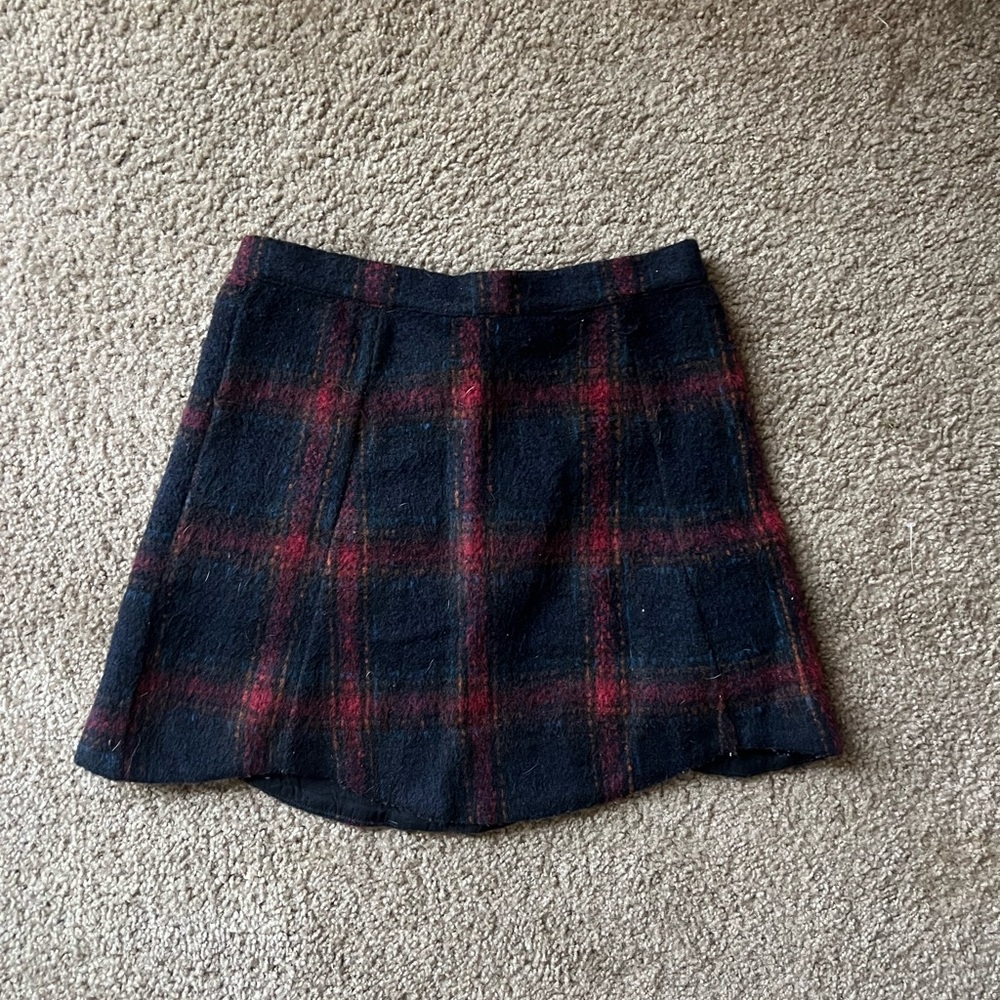 plaid skirt